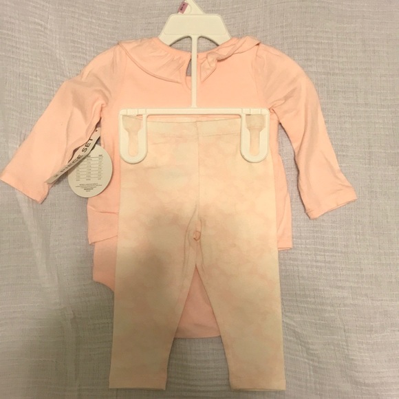 NWT Pink Ruffle Onesie Set - Picture 2 of 3